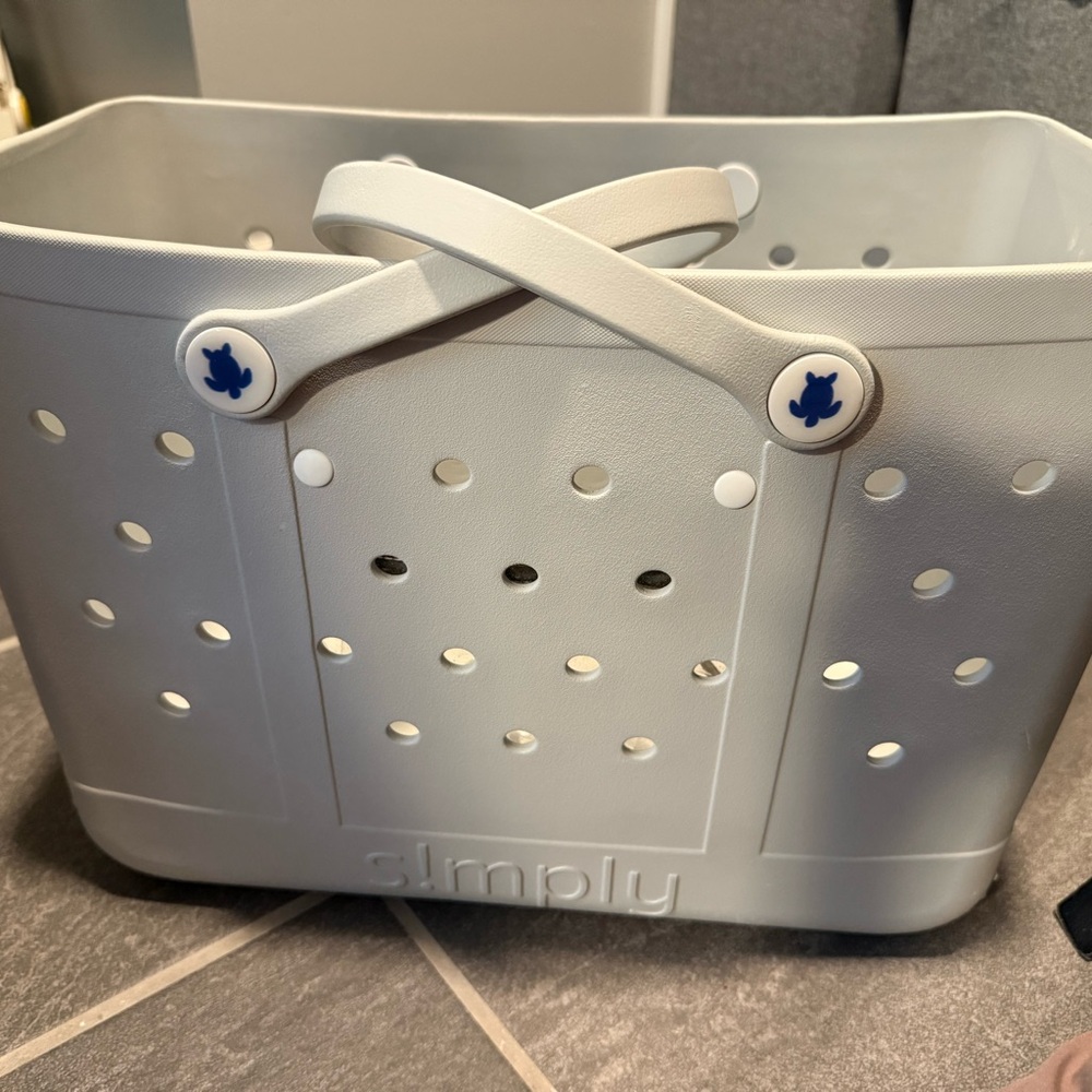 Light Gray Simply Modern Beach Bag